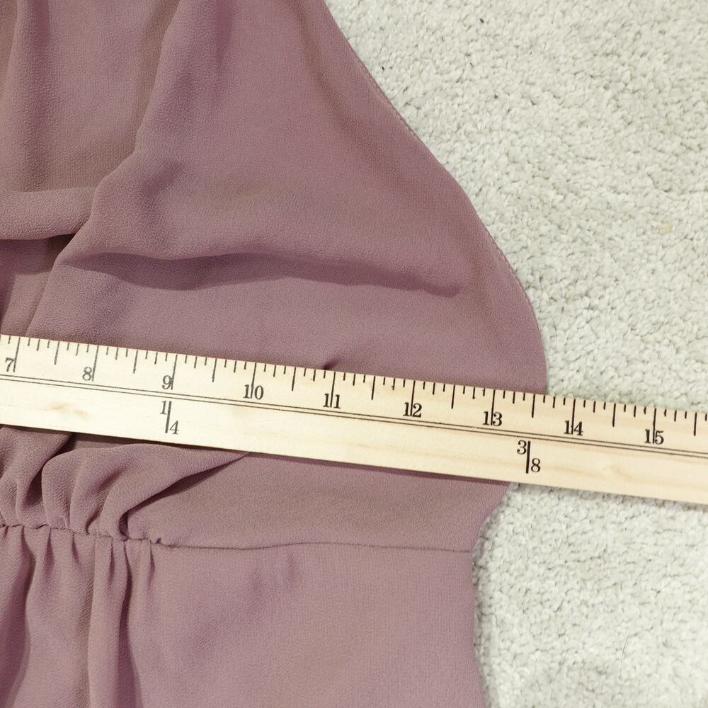 Show Me Your Mumu Womens Open Back Bridesmaid Dress High Neck Sleeveless Pink M - Picture 8 of 8